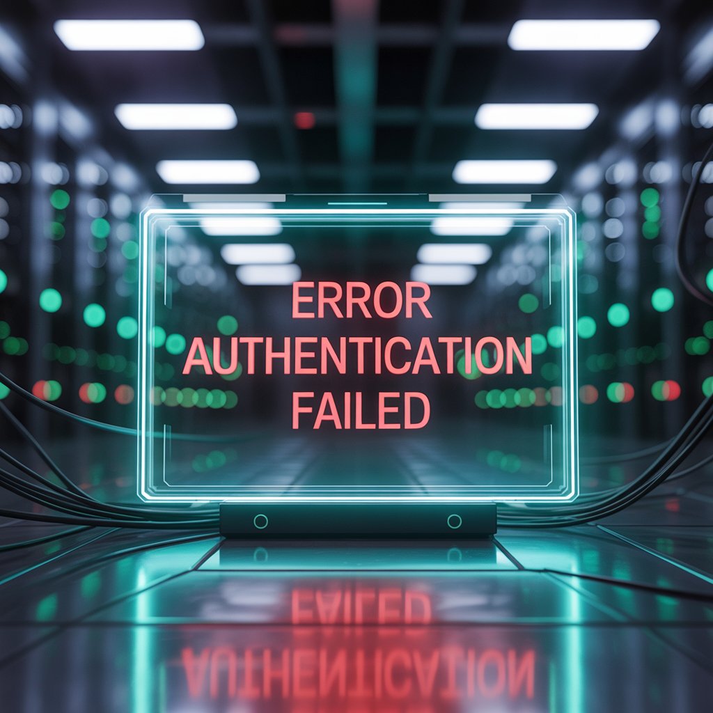ERROR_AUTHENTICATION_FAILED